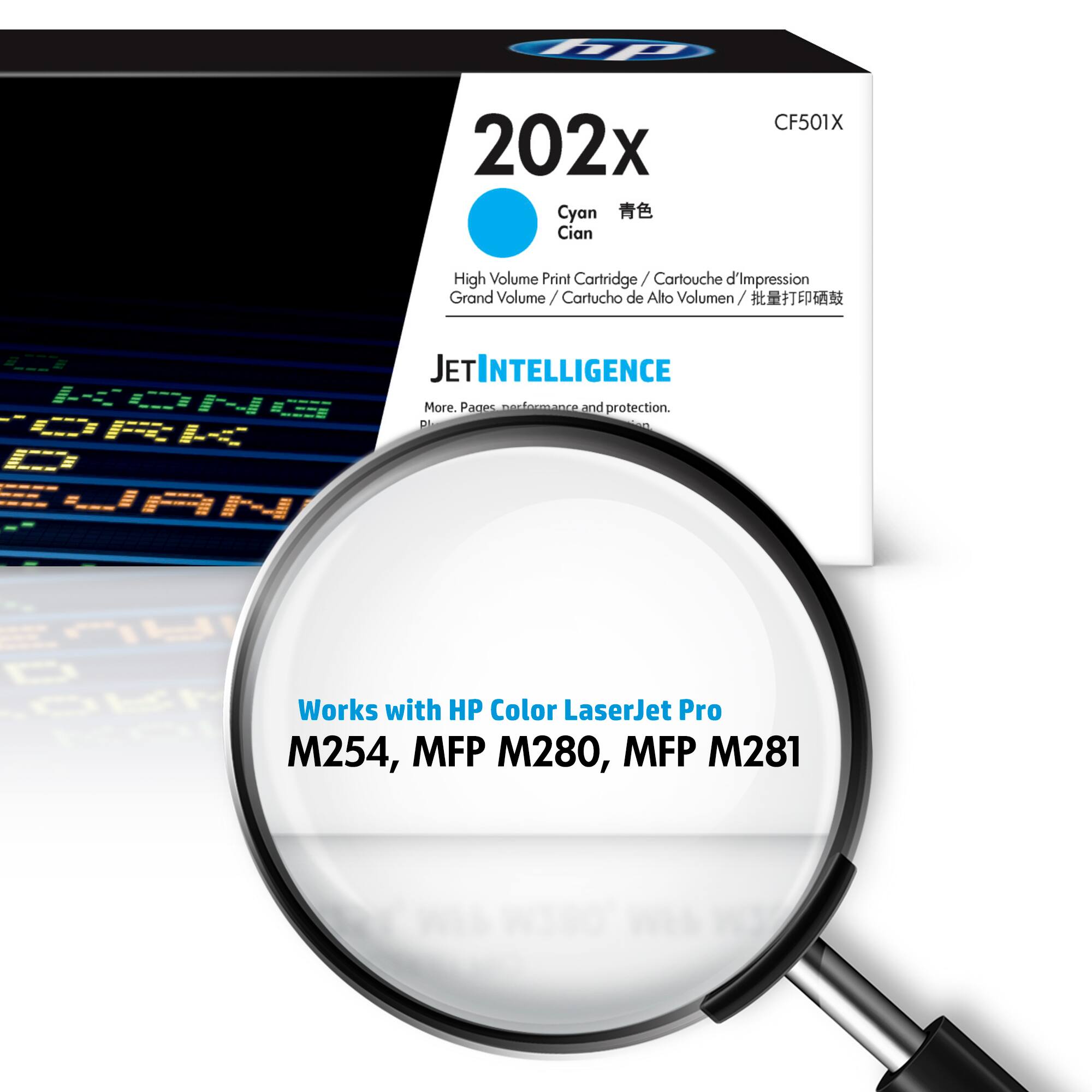 Alt View 1. HP - 202X High-Yield Toner Cartridge - Cyan.