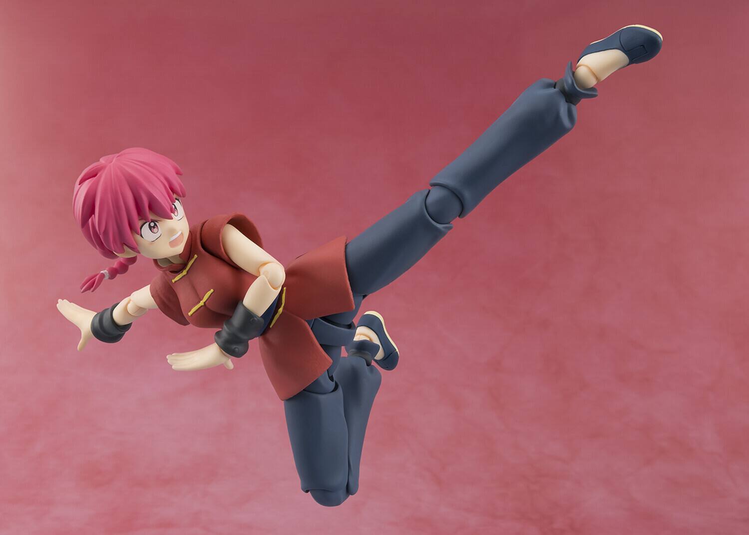 Alt View 4. PopMarket - Tamashii Nations - Ranma 1/2 - S.H.Figuarts - Ranma Action Figure   - COLLECTIBLES - Multicolor.