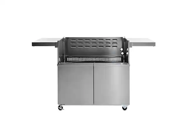 Front. Sedona By Lynx - Sedona Wheeled Cart for 36" Built-in Grills - Stainless Steel.