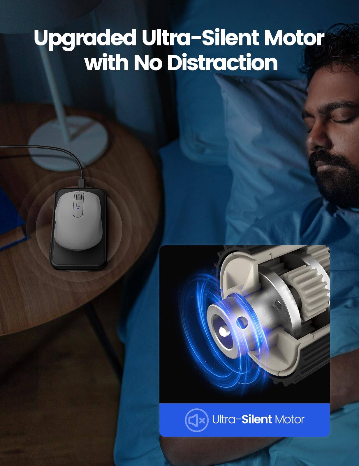 Upgraded Ultra-Silent Motor with No Distraction

Ultra-Silent Motor