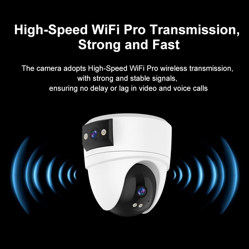 High-Speed WiFi Pro Transmission, Strong and Fast

The camera adopts High-Speed WiFi Pro wireless transmission, with strong and stable signals, ensuring no delay or lag in video and voice calls.
