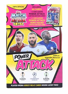 2021/2022 Topps UEFA Champions League Match Attax Extra Mega Tin | Power Attack - Pink
