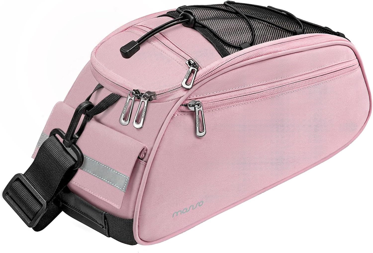 mosiso - Bike Rack Bag Waterproof Bicycle Trunk Pannier Cycling Bike Carrier Backseat Storage Luggage Saddle Shoulder Bag - Pink price history on PriceWatchPro