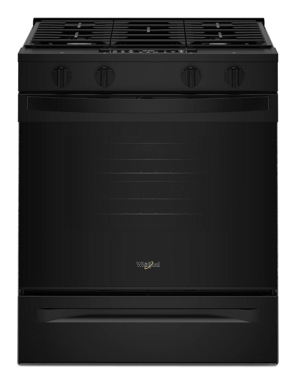 Whirlpool - 5.0 Cu. Ft. Smart Freestanding Slide-In Gas Range with Air Cooking Technology and Steam Clean - Black price history on PriceWatchPro