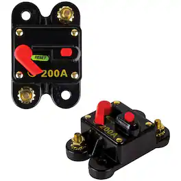 RAPTOR - PRO SERIES 200-Amp Circuit Breaker - Black