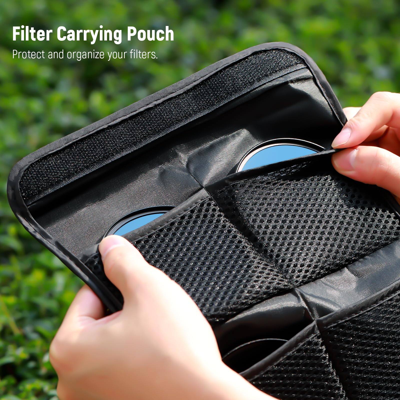 Filter Carrying Pouch  
Protect and organize your filters.