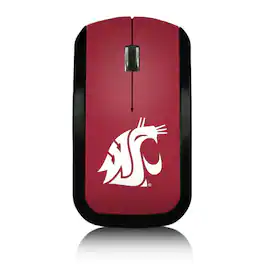 Keyscaper - Washington State Cougars Solid Design Wireless Mouse - Wireless - Multicolor