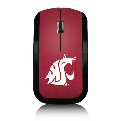 Front. Keyscaper - Washington State Cougars Solid Design Wireless Mouse - Multicolor.