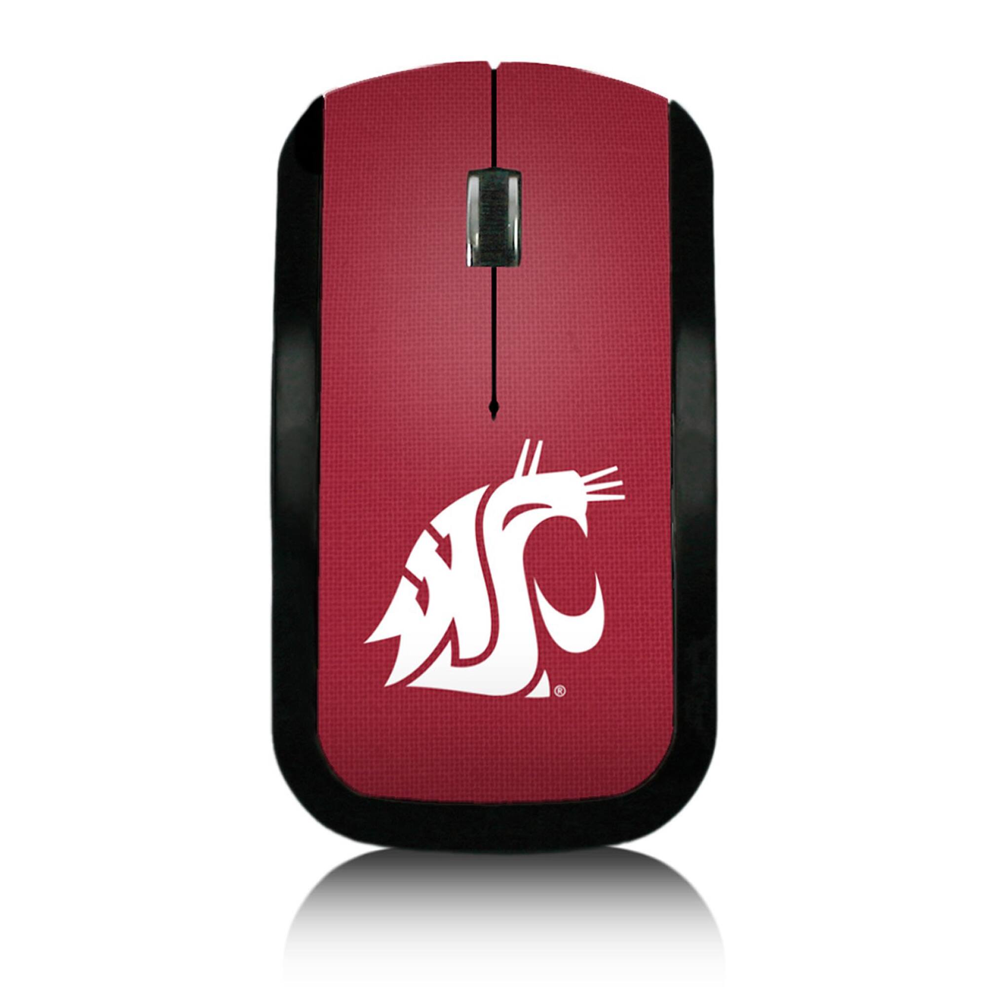 Front. Keyscaper - Washington State Cougars Solid Design Wireless Mouse - Multicolor.