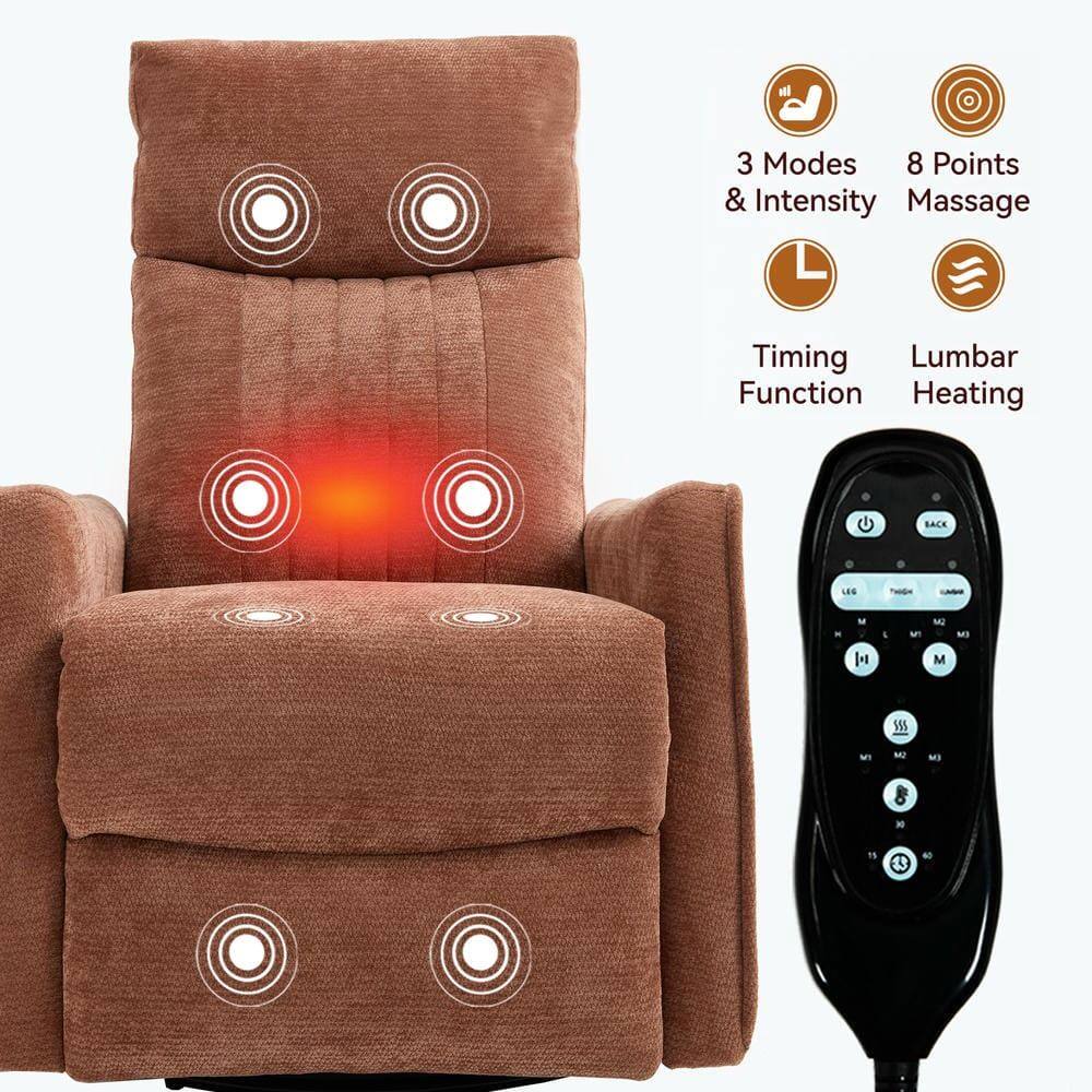 3 Modes & Intensity  
8 Points Massage  
Timing Function  
Lumbar Heating