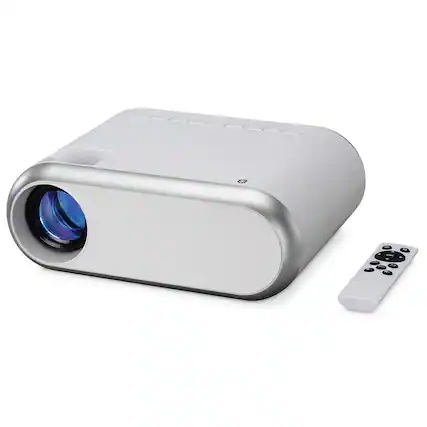 Front. GPX - GPX The Max 1080p Projector with Bluetooth Transmitter, PJ712W.
