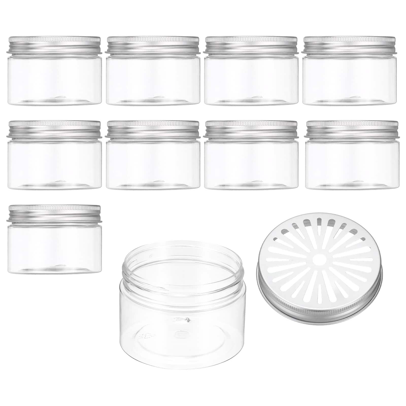 Unique Bargains - Premium Empty Scent Beads Container, Refillable Spice Tin Hollow Lid, 10pcs 4.1oz - For Aromatherapy, Scent, Storage - Clear price history on PriceWatchPro