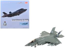 Lockheed Martin F-35B Lightning II Aircraft (Beast Mode) "Hawks" (2025) US Marine Corps 1/72 Model by Hobby Master