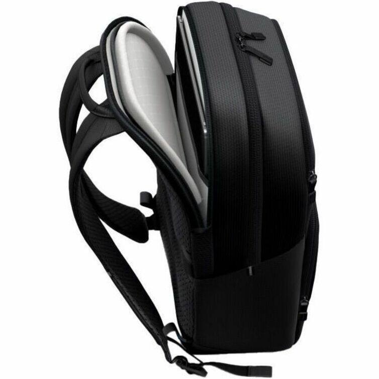 Alt View 6. Dell - Dell EcoLoop Carrying Case (Backpack) for 14" to 16" Notebook - Black - Anti-scratch Interior, Water Proof Zipper, Water - Black.