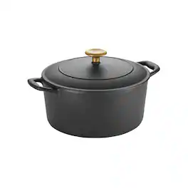 Tramontina - 5.5Qt Round Covered Dutch Oven - Black