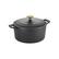 Angle. Tramontina - 5.5Qt Round Covered Dutch Oven - Black.