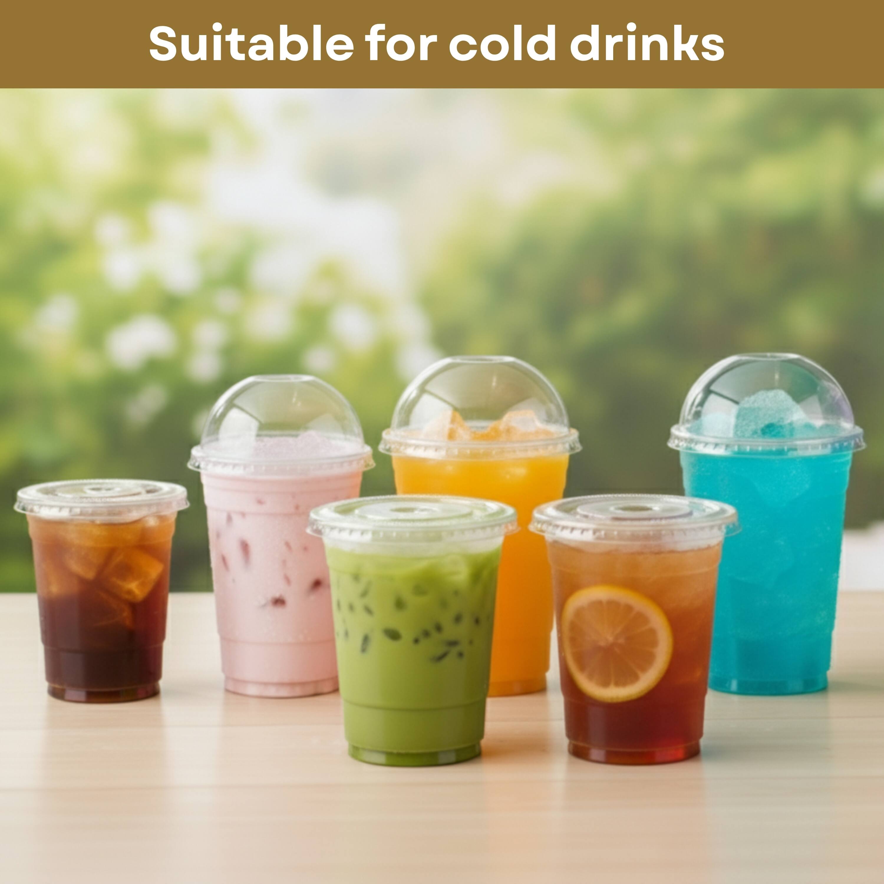 Suitable for cold drinks