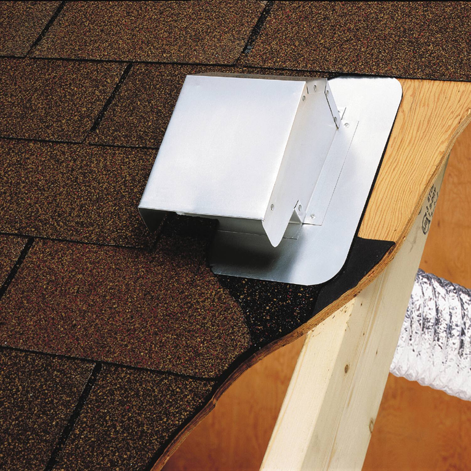 Left. Deflecto - Aluminum Flex Duct 50ft.