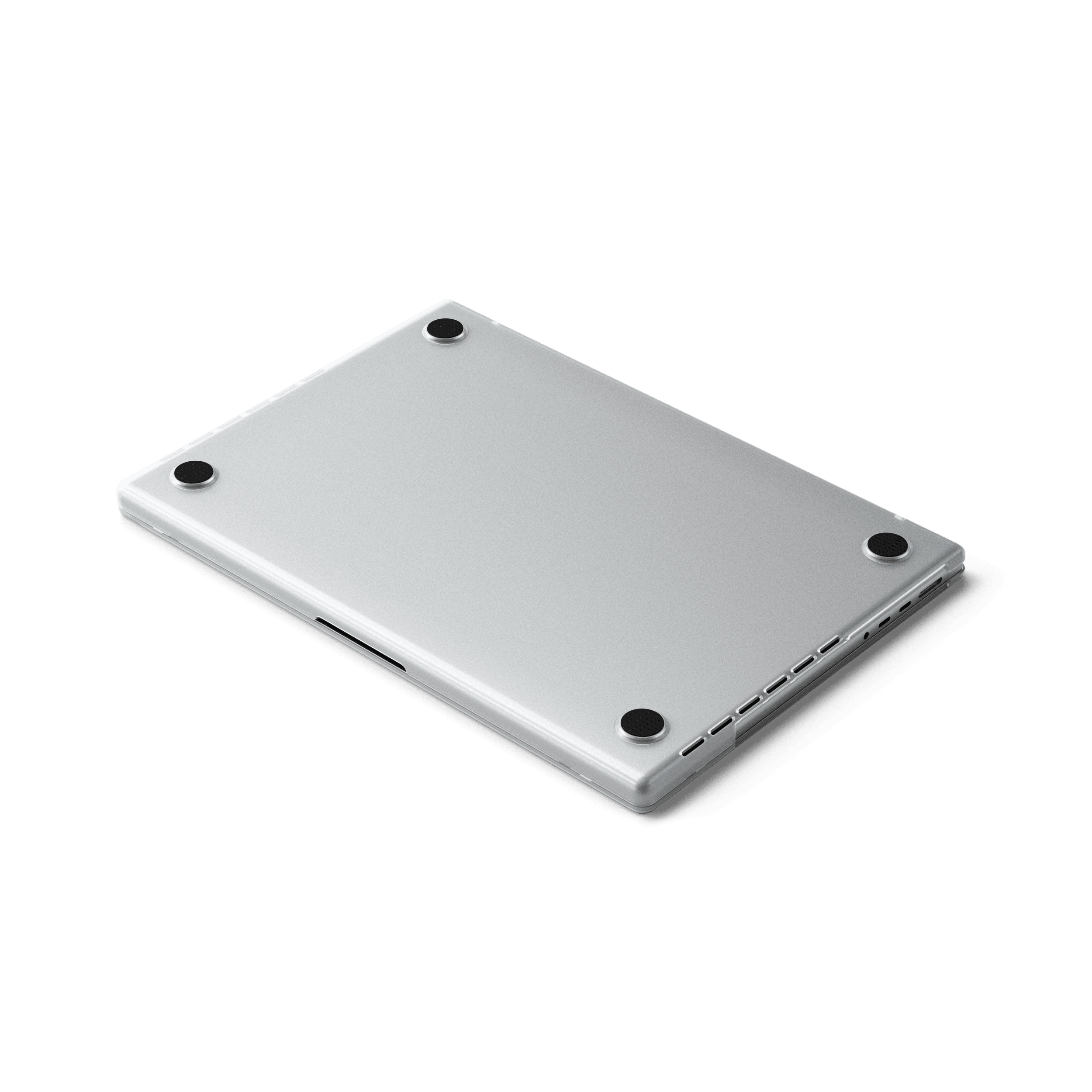 Back. Satechi - Eco Hardshell Case for MacBook Pro 16-inch (2024 M4/M3/M2/M1) - Slim & Lightweight, Hub-Friendly - Clear.