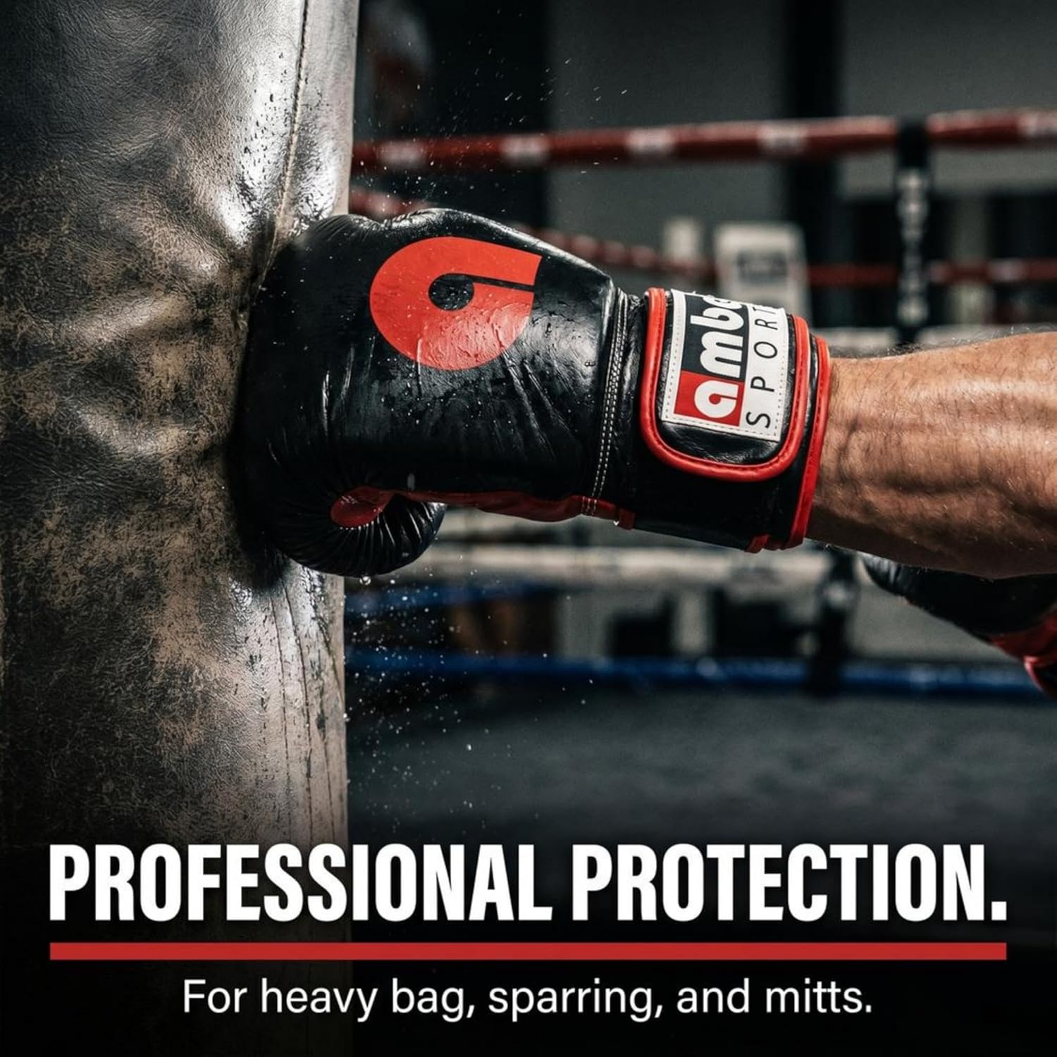 PROFESSIONAL PROTECTION. For heavy bag, sparring, and mitts.