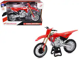 Honda CRF450R Motorcycle Red with Black Accents 1/12 Diecast Model by New Ray