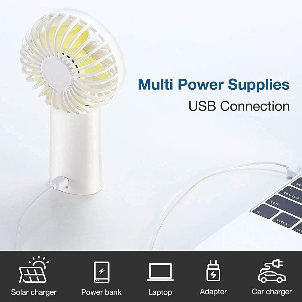 Multi Power Supplies  
USB Connection  

Solar charger  
Power bank  
Laptop  
Adapter  
Car charger