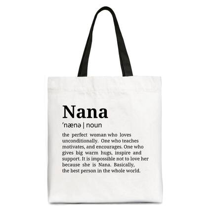 Nana 'naena | noun
the perfect woman who loves unconditionally. One who teaches, motivates, and encourages. One who gives big warm hugs, inspires and supports. It is impossible not to love her because she is Nana. Basically, the best person in the whole world.