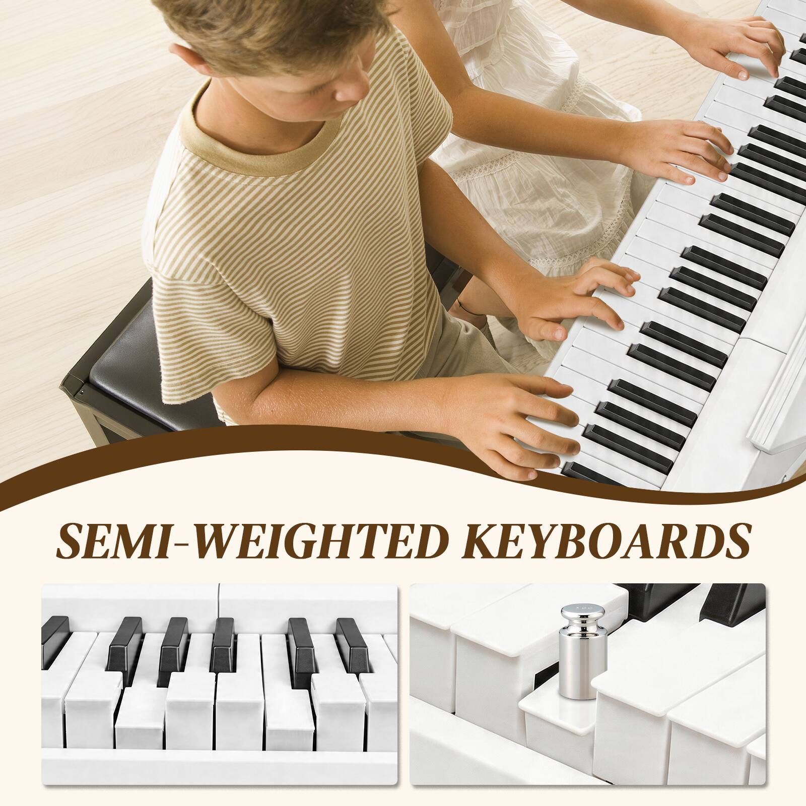 SEMI-WEIGHTED KEYBOARDS