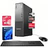 Lenovo - Upgraded - ThinkCentre neo 55s Desktop - AMD Ryzen 5 220 - 16GB RAM 512GB PCIe M.2 SSD - Wired K&M - Adata 64GB USB Drive - Black