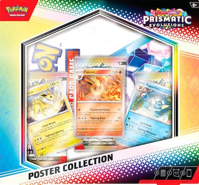 Pokmon Trading Card Game: Scarlet & Violet Prismatic Evolutions Poster Collection 10-10024-101 - Best Buy Pokmon Trading Card Game: Scarlet & Violet Prismatic Evolutions Poster Collection 10-10024-101 - Best Buy