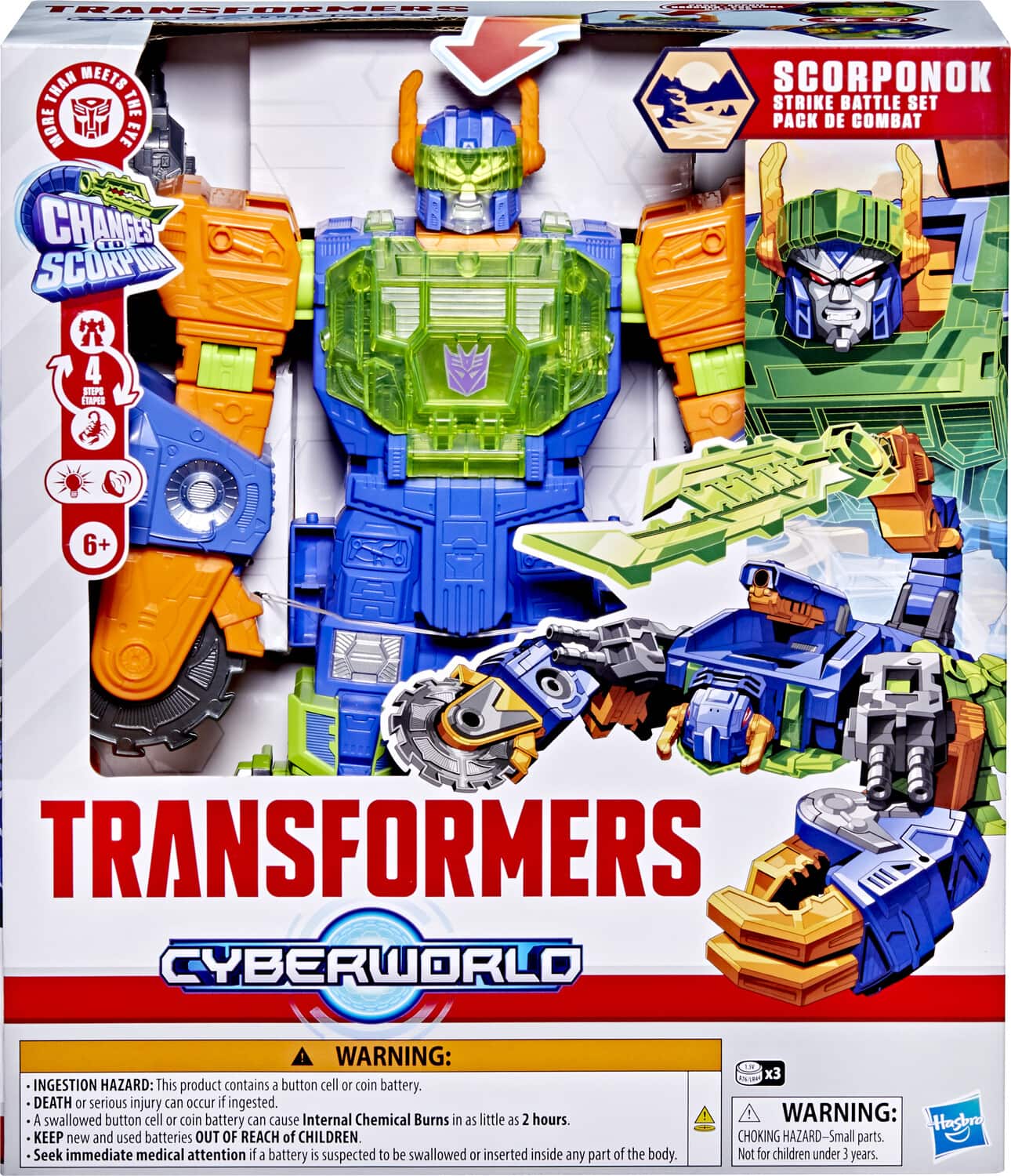 Hasbro Tra Cyberworld Scorponok Strike Battle COLLECTIBLES