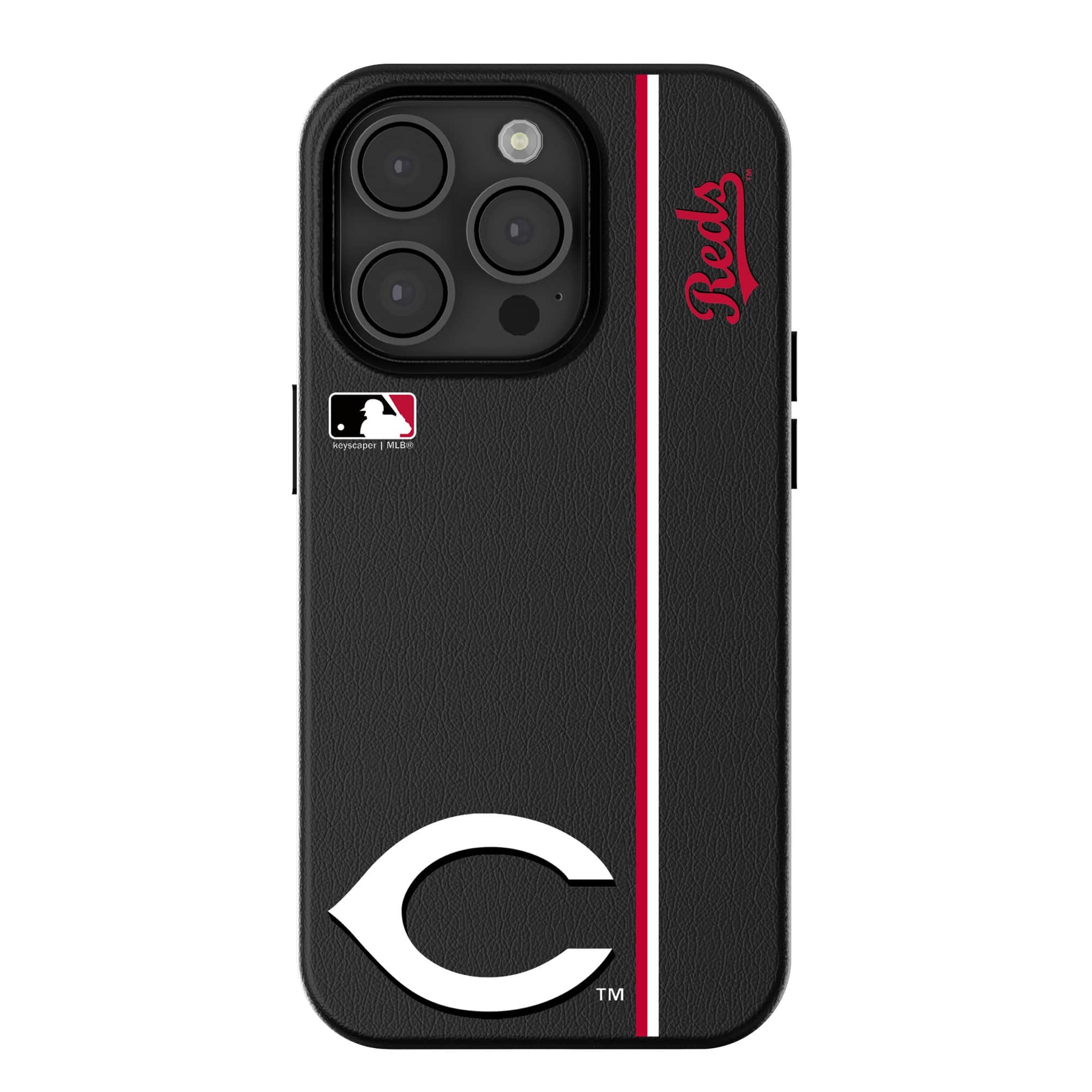 Keyscaper - MLB - Cincinnati Reds iPhone Magnetic Bump Case - 15 Plus - Black price history on PriceWatchPro