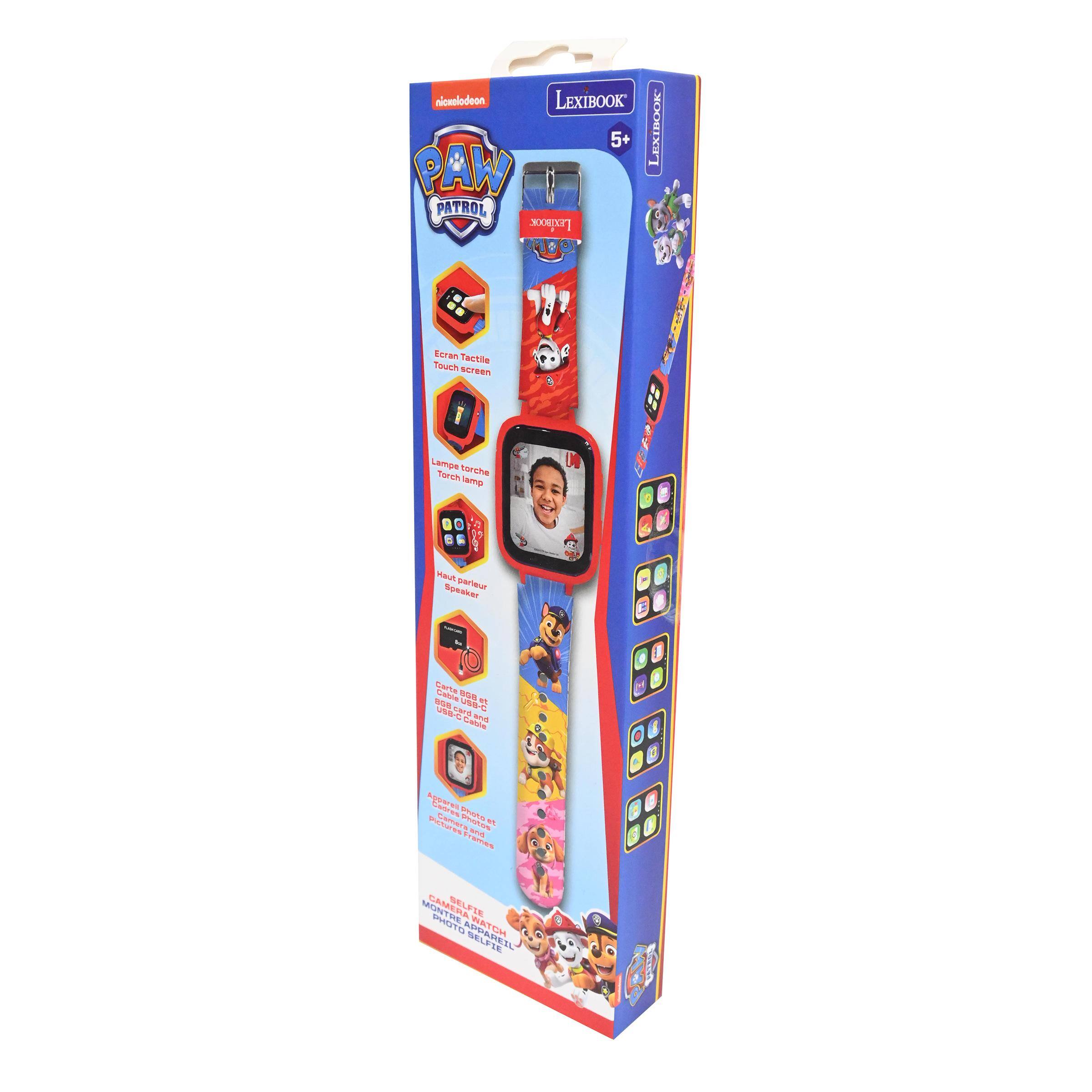 nickelodeon LEXIBOOK PAW 5+ LEXIBOOK PATROL LEXIBOOK

Ecran Tactile Touch screen
Lampe torche Torch lamp
Haut parleur Speaker
Carte Cable BGB BGB USB-C et USBC card and Cable
Appareil Cadres Photo Pictures Photos and Frames CAMERA SELFIE PHOTO WATCH SELFIE