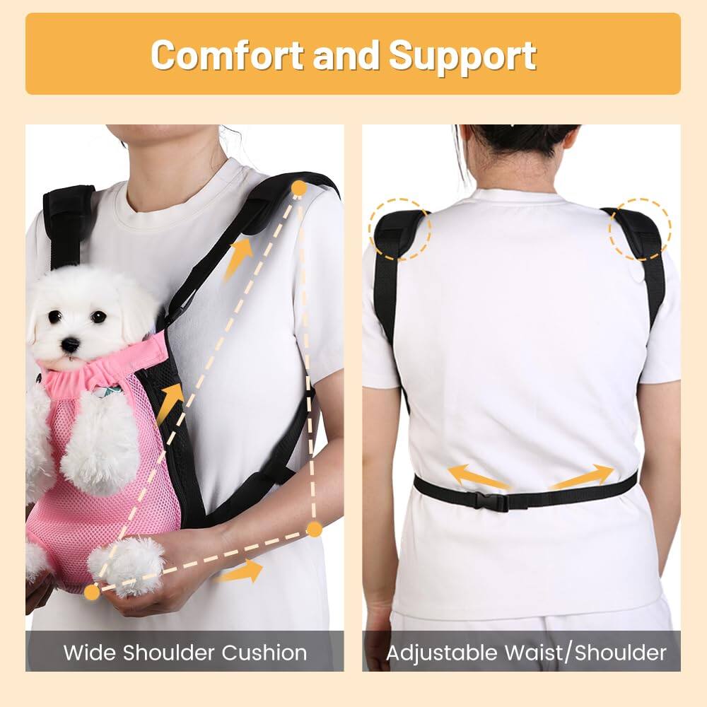 Live At Space Dog Backpack Carrier cat Carrier Adjustable Pet Front ...