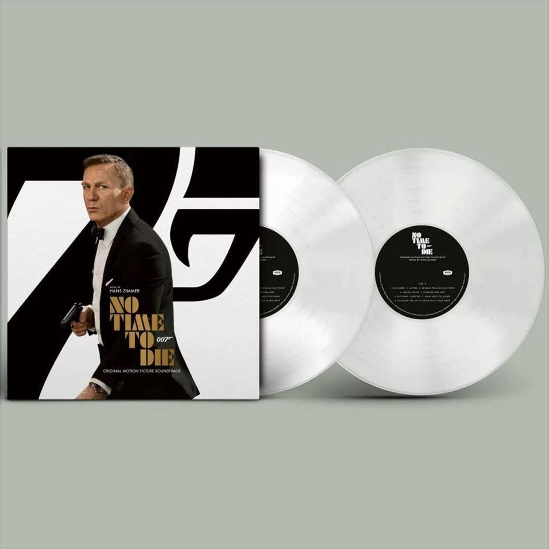 Front. No Time to Die [Original Motion Picture Soundtrack] [White Vinyl] [LP].