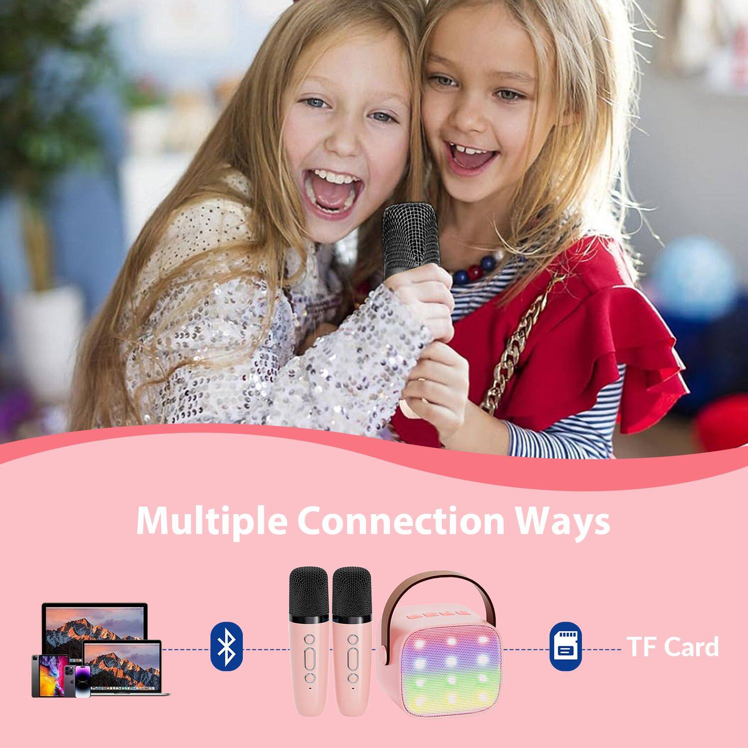 Multiple Connection Ways

TF Card