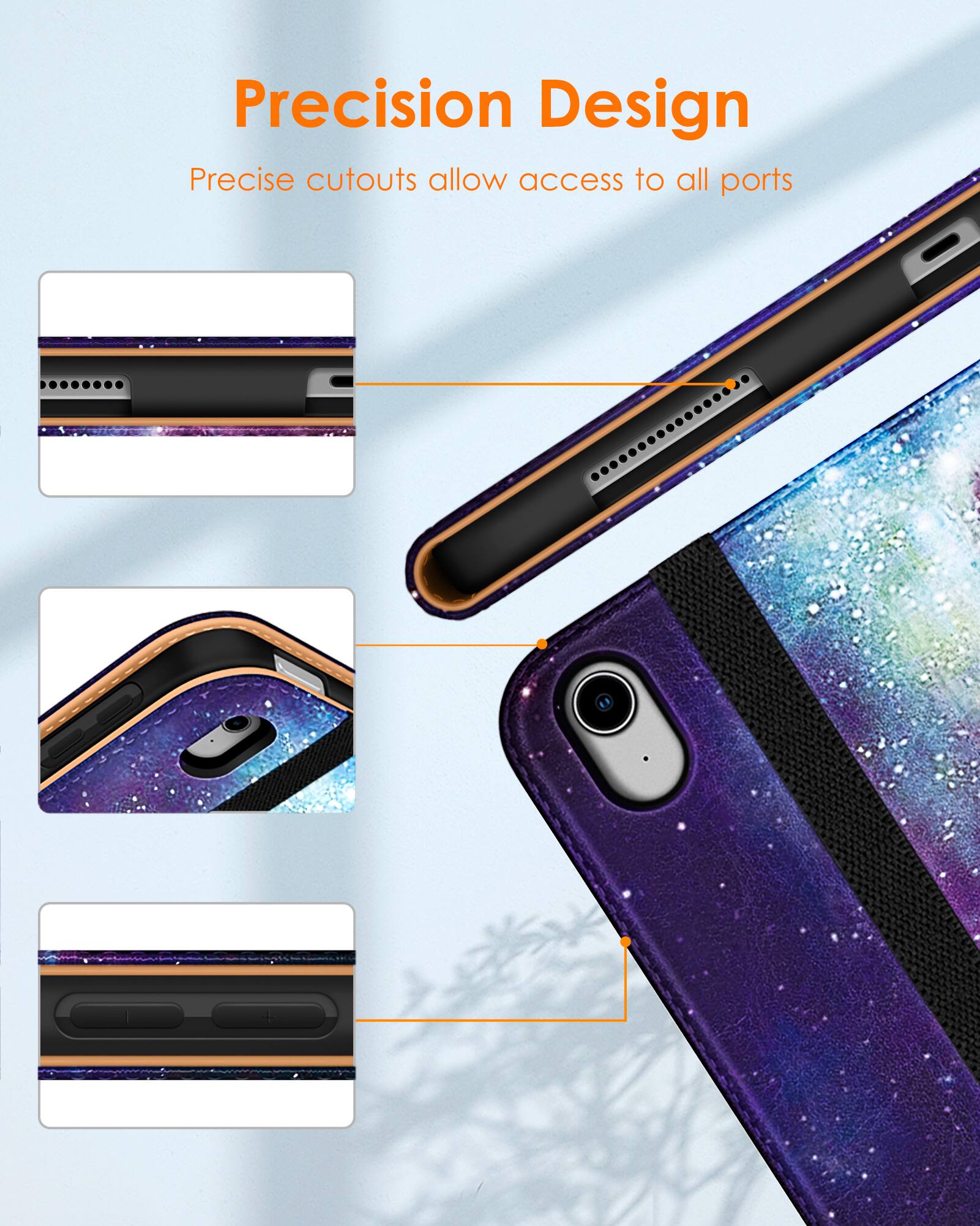 Precision Design  
Precise cutouts allow access to all ports