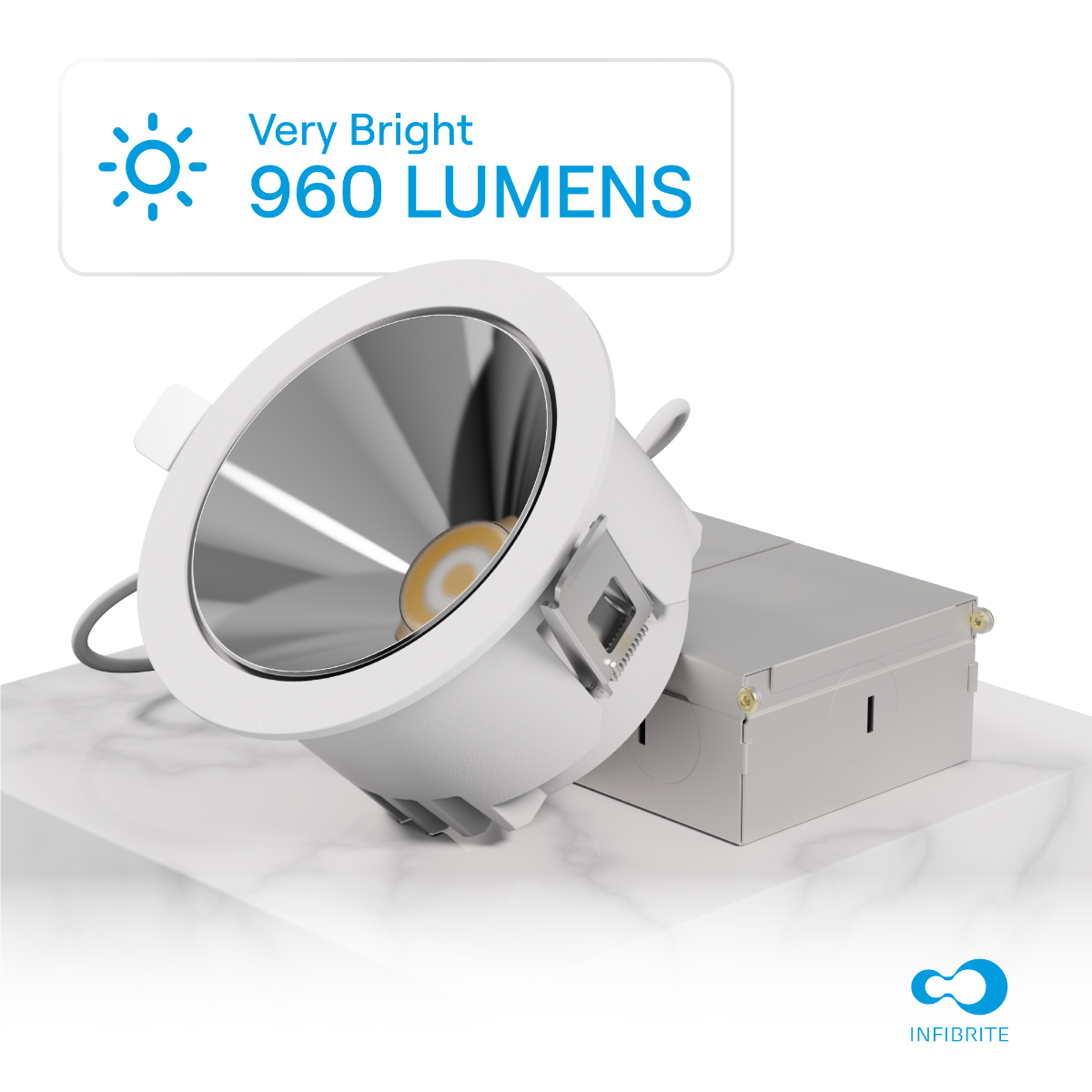 Very Bright  
960 LUMENS
