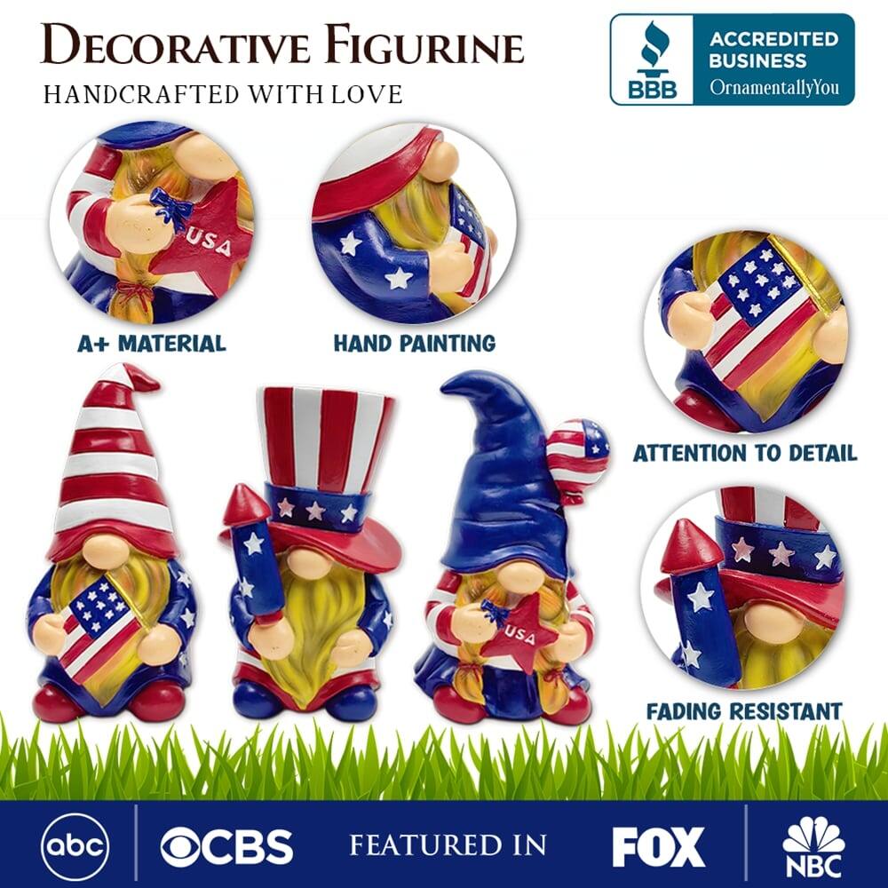 **Decorative Figurine**  
*Handcrafted with Love*

- **A+ Material**
- **Hand Painting**
- **Attention to Detail**
- **Fading Resistant**

*Accredited Business*  
BBB  
OrnamentallyYou

*Featured in*  
ABC  
CBS  
FOX  
NBC