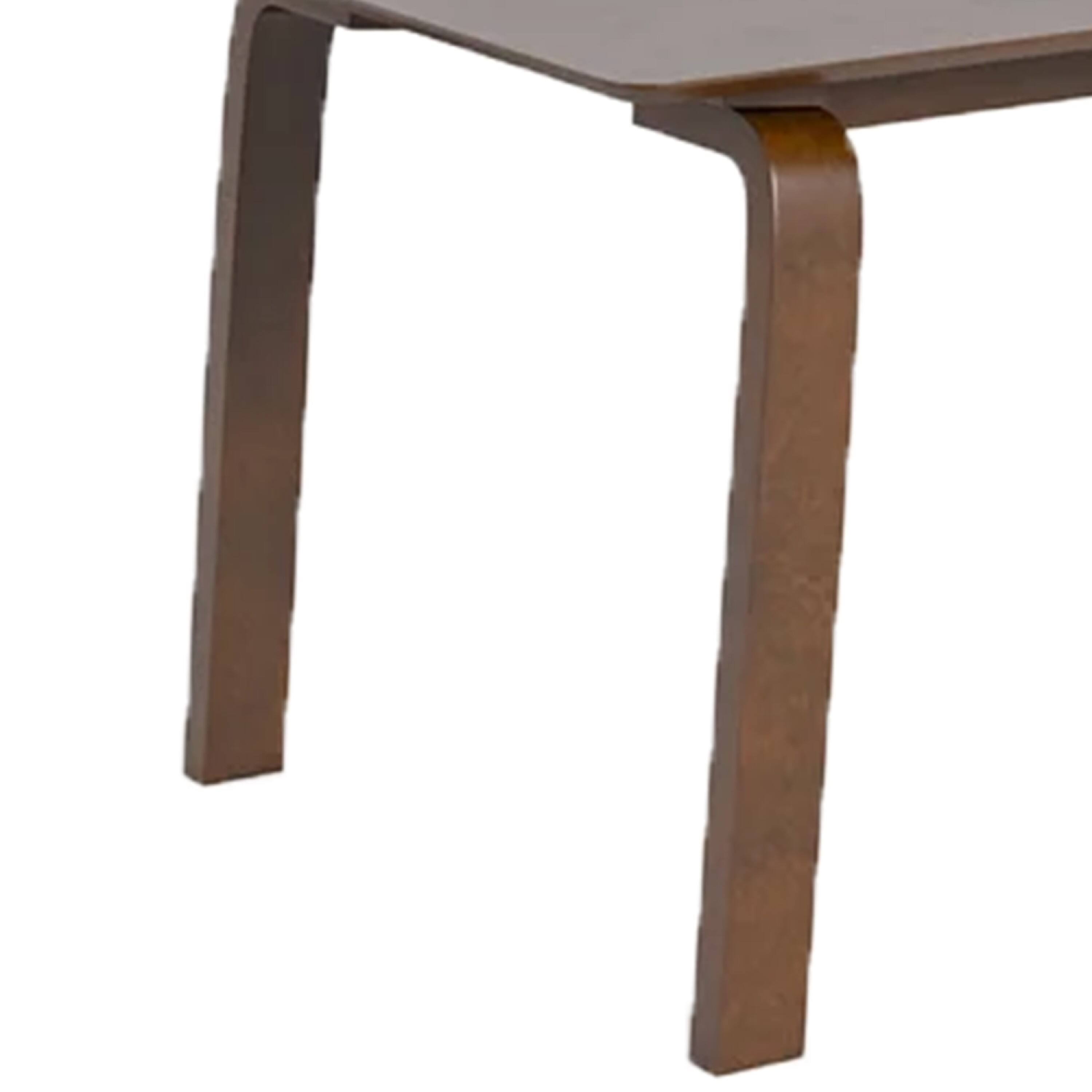 Alt View 3. Manhattan Lane - Iken Dining Table, 71 Inch Rectangular Top in Solid Wood - Walnut Brown.