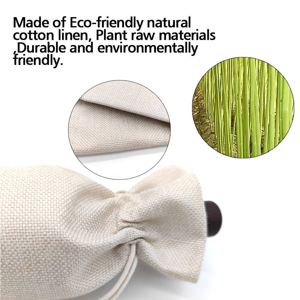 Made of Eco-friendly natural cotton linen, Plant raw materials, Durable and environmentally friendly.