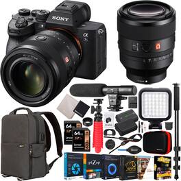 Bundle - Sony - a7S III Mirrorless Full Frame Camera +FE 50mm F1.2 GM Lens SEL50F12GM Kit