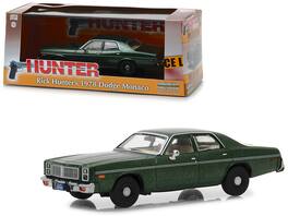 1978 Dodge Monaco (Rick Hunter's) "Hunter" (1984-1991) TV Series 1/43 Diecast Model Car by Greenlight - Green