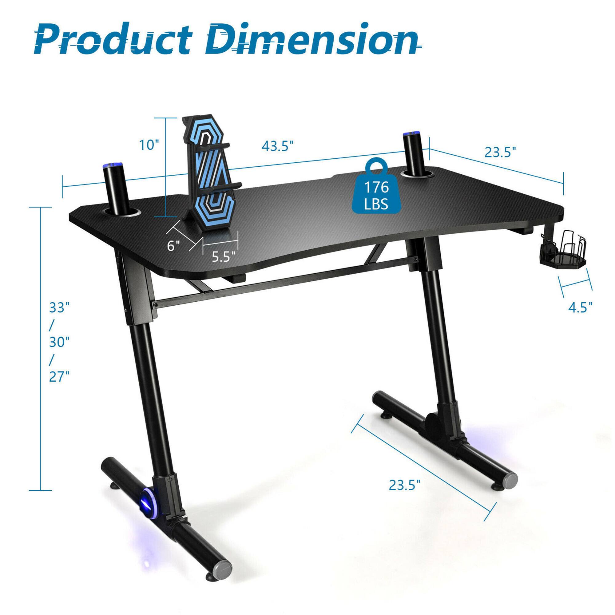 Product Dimension

- 10"
- 43.5"
- 23.5"
- 176 LBS
- 6"
- 5.5"
- 33" / 30" / 27"
- 4.5"
- 23.5"