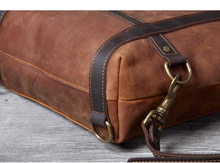 Alt View 10. Steel Horse Leather - The Icarus | Handmade Vintage Leather Backpack - brown.