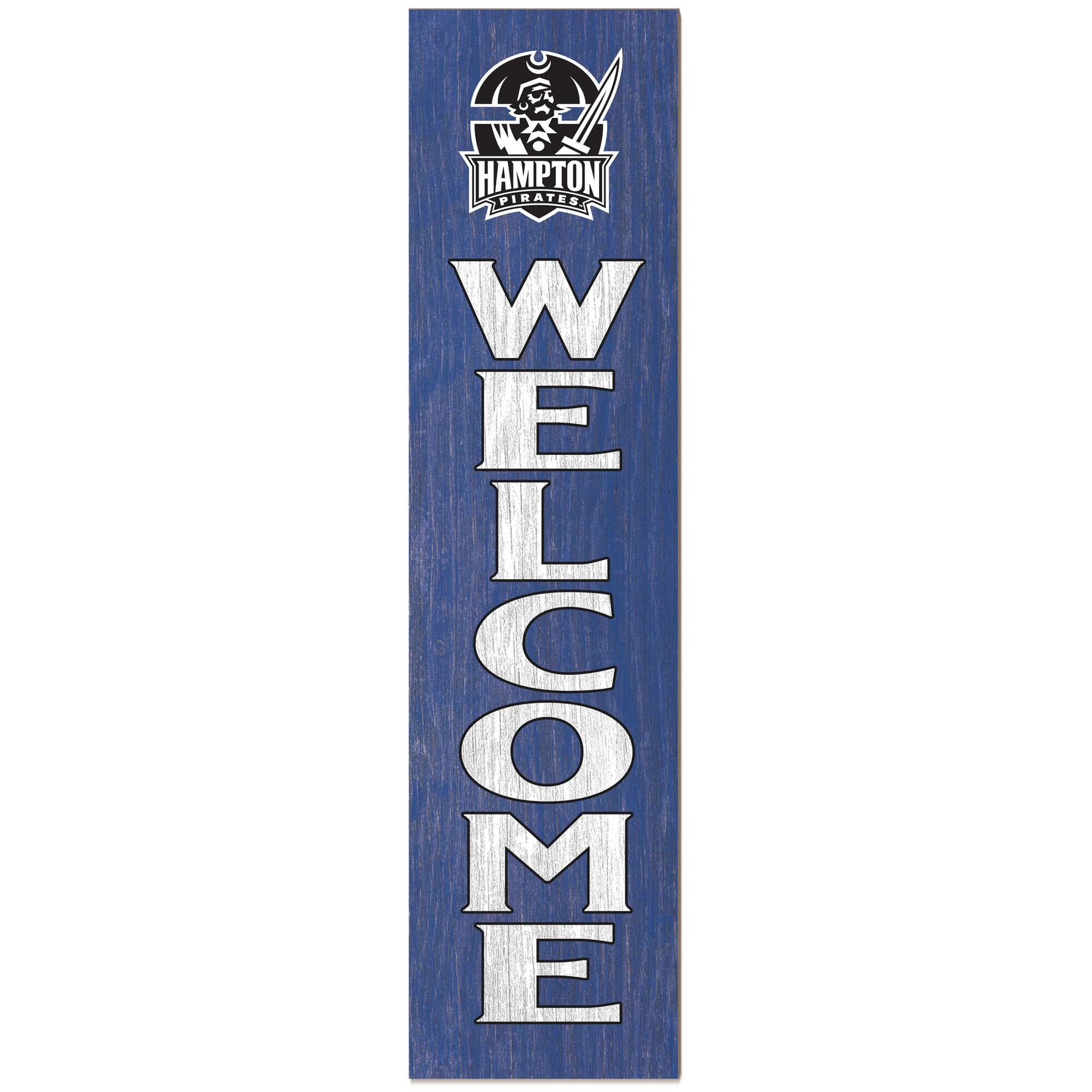 Hampton Pirates 12'' x 48'' Welcome Outdoor Leaner