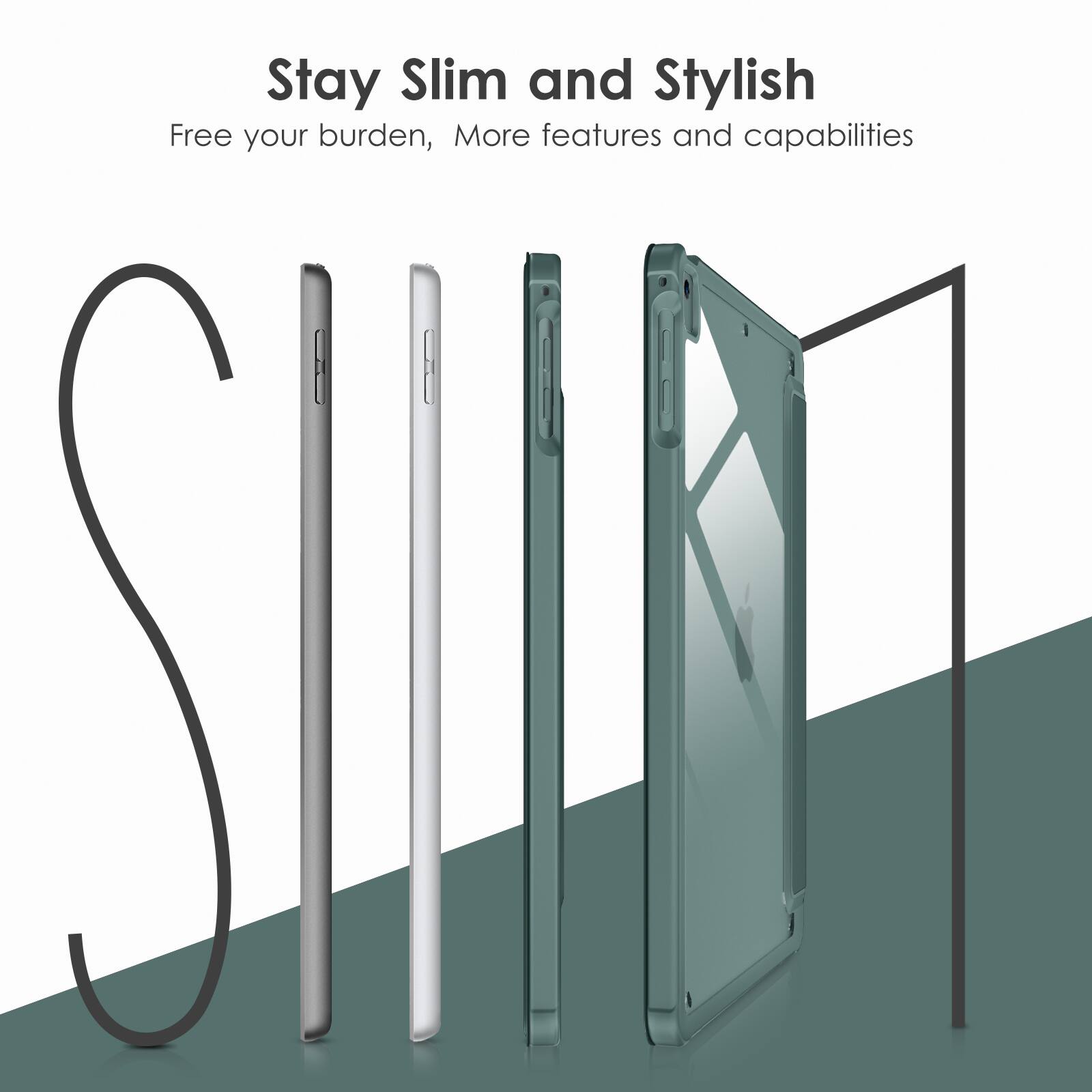 Stay Slim and Stylish  
Free your burden, More features and capabilities