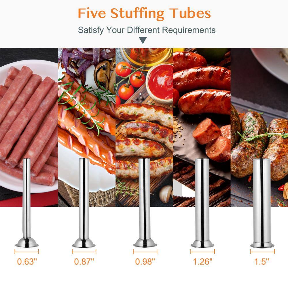 Five Stuffing Tubes  
Satisfy Your Different Requirements  

0.63"  
0.87"  
0.98"  
1.26"  
1.5"