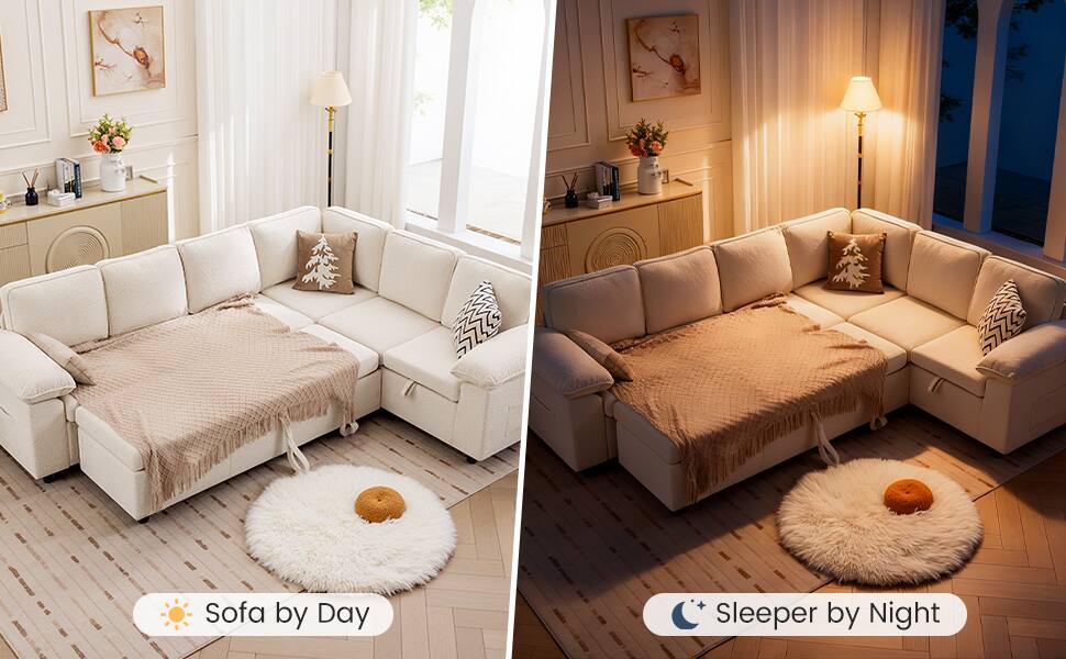 Sofa by Day + Sleeper by Night