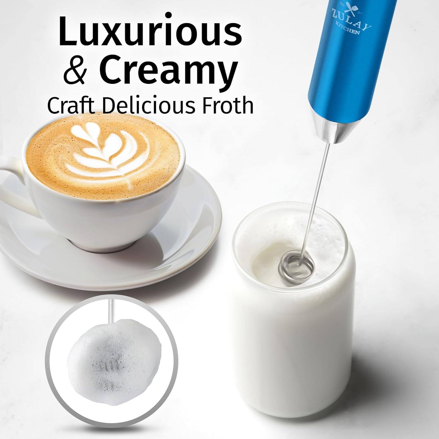 Luxurious & Creamy  
Craft Delicious Froth  

ZULAY KITCHEN